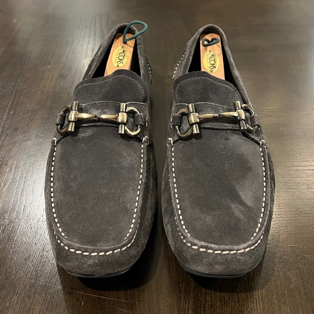 Suede Ferragamo Loafers